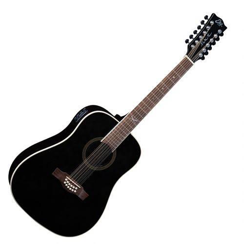 EKO NXT D100e XII See Through Black - CHITARRA ACUSTICA ELETTRIFICATA 12 CORDE NERA