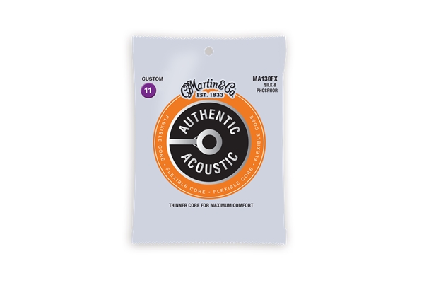 Martin & Co. MA130FX Authentic Flexible Core Silk  Phosphor Custom 11-47
