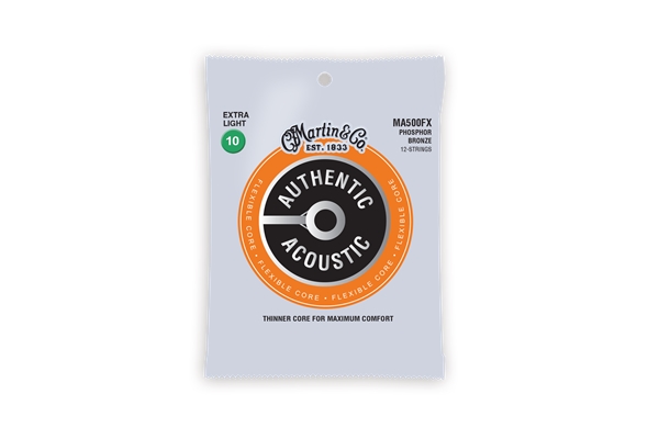 Martin & Co. MA550FX Authentic Flexible Core Medium Phosphor Bronze 13-56