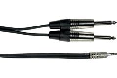 Yellow Cable K07M-3 Cavo Segnale 2x Jack Mono/Mini Jack Stereo 3 m