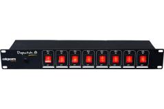 Algam Lighting DISPATCH-8 Multipresa 8 Posti da Rack Interruttori Individuali