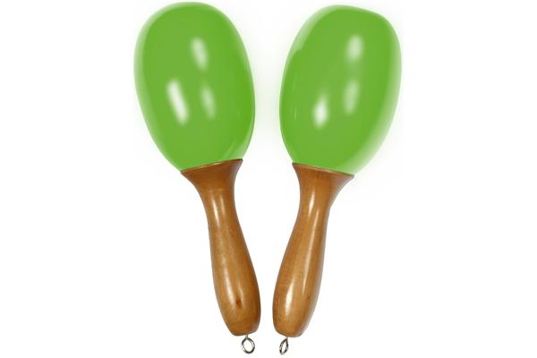 Tanga MARACAS-VERT-L Maracas grandi in legno - Verdi