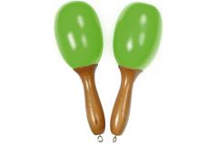 Tanga MARACAS-VERT-L Maracas grandi in legno - Verdi