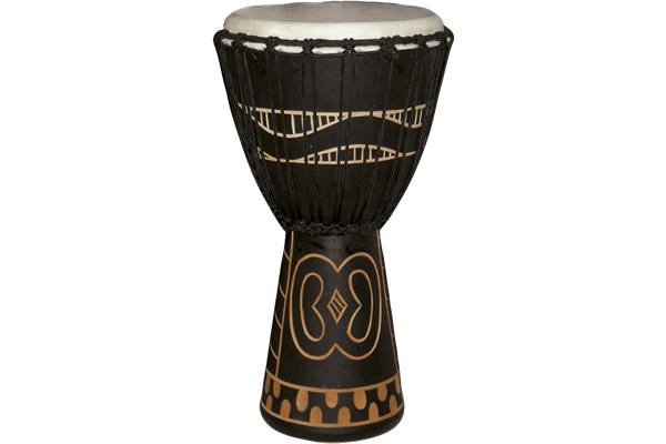 Tanga DA40-7G Djembe Slammer 8 Mogano Scolpito Nero