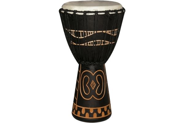 Tanga DA60-7G Djembe Slammer 12 Mogano Scolpito Nero