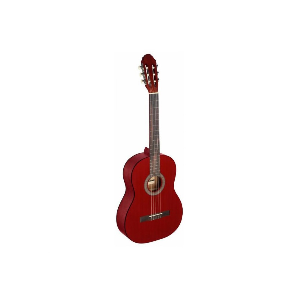 Stagg Chitarra classica 4/4 rossa