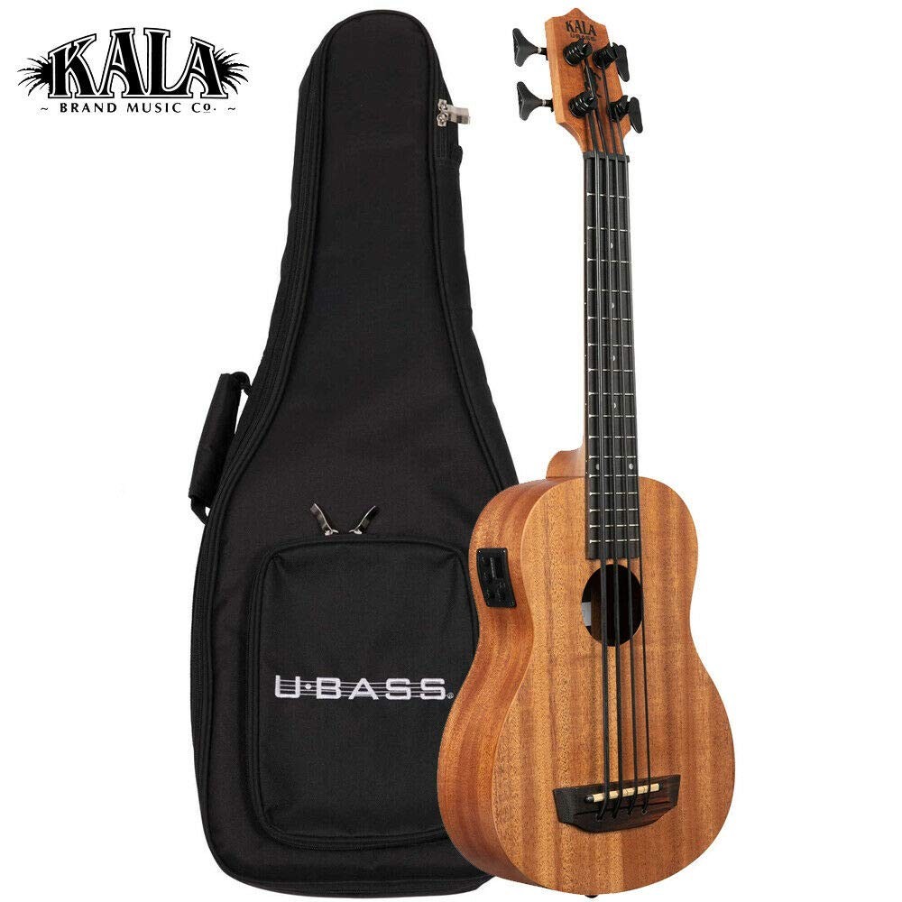 KALA Ubass-em-fs - U-bass Exotic Mahogany Elettrificato - C/borsa - U-BASS PREAMPLIFICATI SERIE EXOTIC MAHOGANY - (BI)