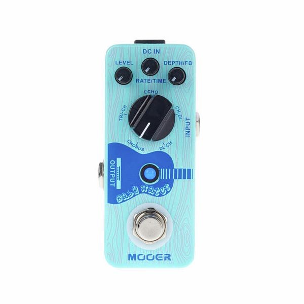 MOOER Baby Water - Chorus Delay - EFFETTO CHORUS E DELAY A PEDALE PER CHITARRA ACUSTICA - (BI)