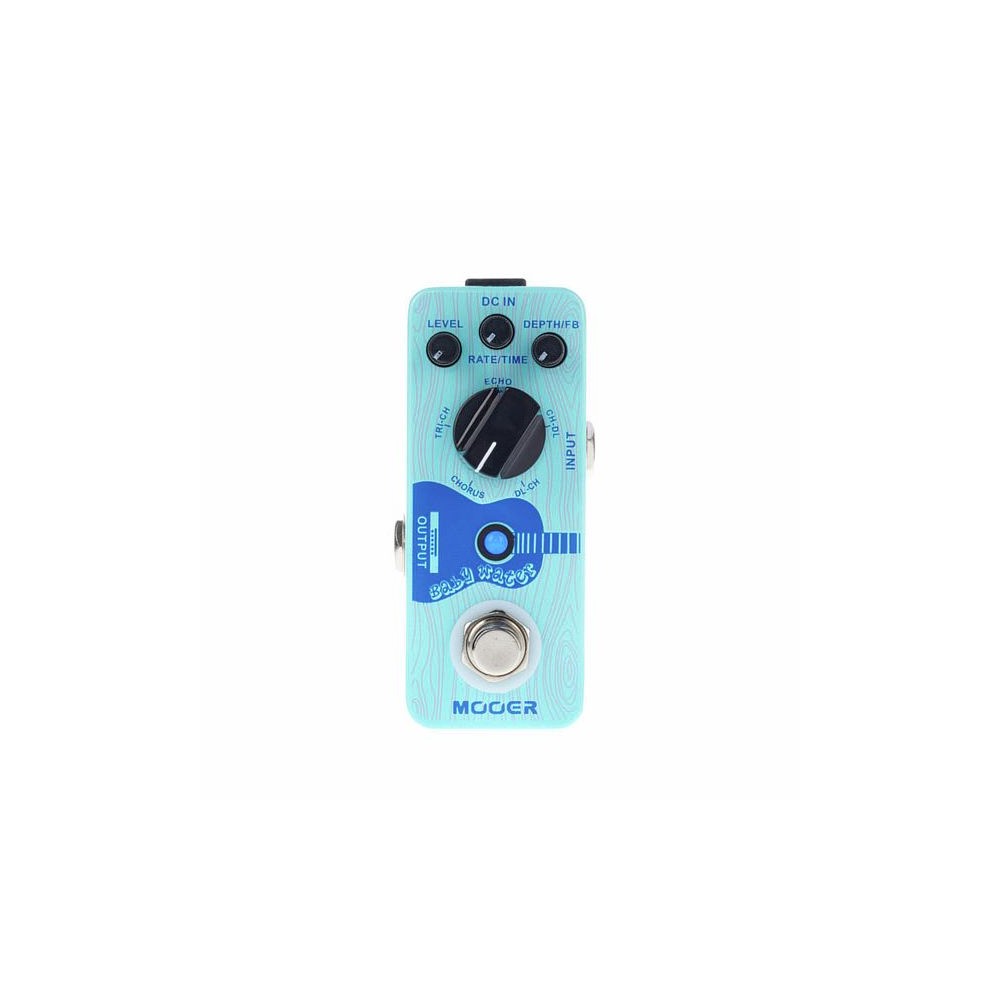 MOOER Baby Water - Chorus Delay - EFFETTO CHORUS E DELAY A PEDALE PER CHITARRA ACUSTICA - (BI)