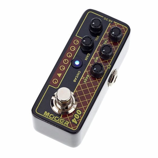 MOOER 004 Day Tripper - Based on Vox AC30 - EFFETTO PREAMPLIFICATORE A 2 CANALI A PEDALE PER CHITARRA - (BI)