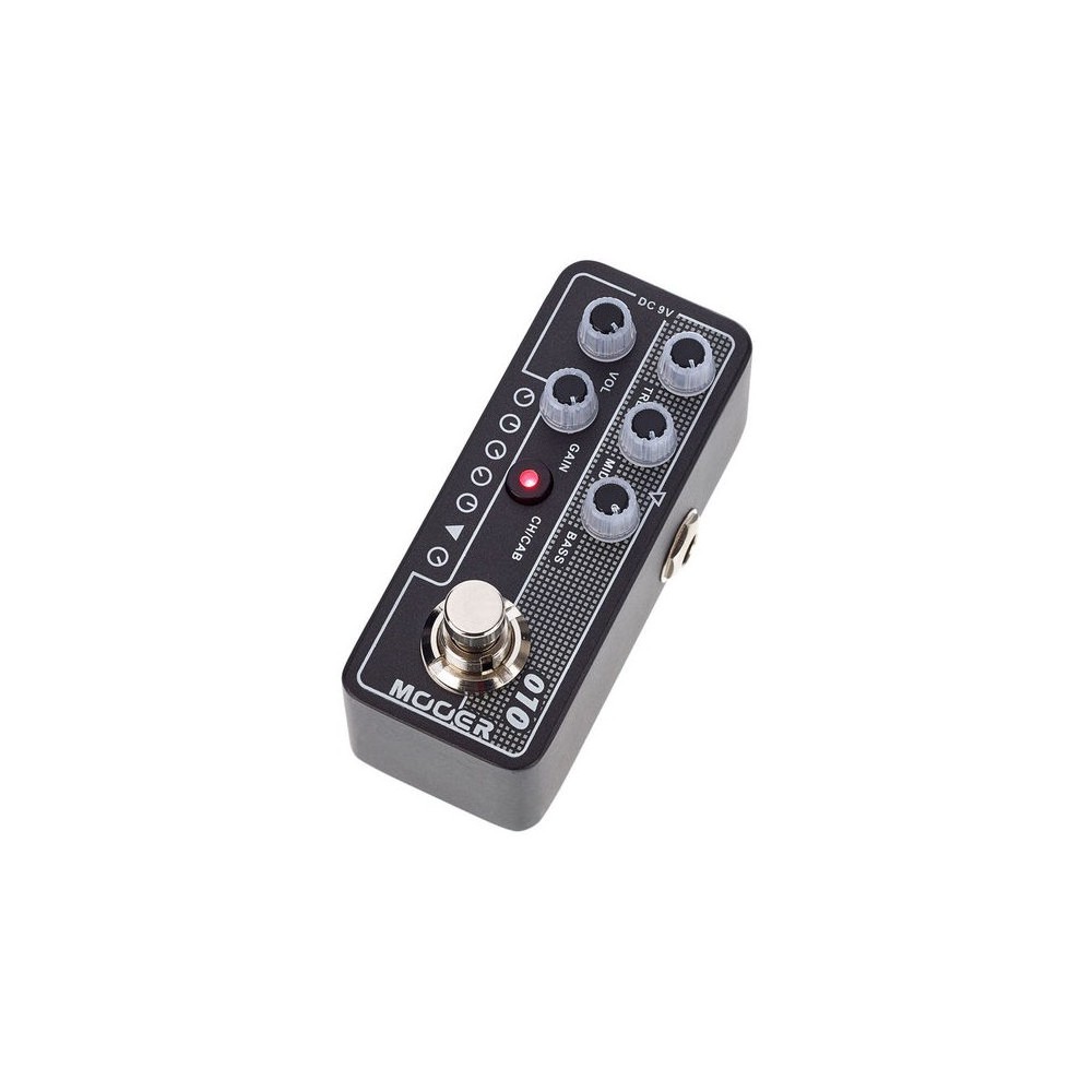 MOOER 010 Two Stones - Based on Two Rock Coral - EFFETTO PREAMPLIFICATORE A 2 CANALI A PEDALE PER CHITARRA - (BI)