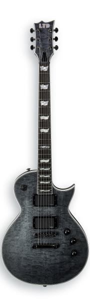 LTD EC-401 QM - See Thru Black Satin - Limited Edition