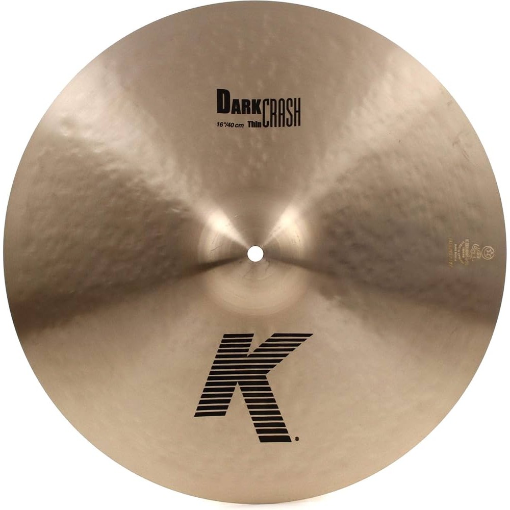 ZILDJIAN 16" K Dark Crash Thin - PIATTO DARK CRASH 16" PER BATTERIA - (BI)