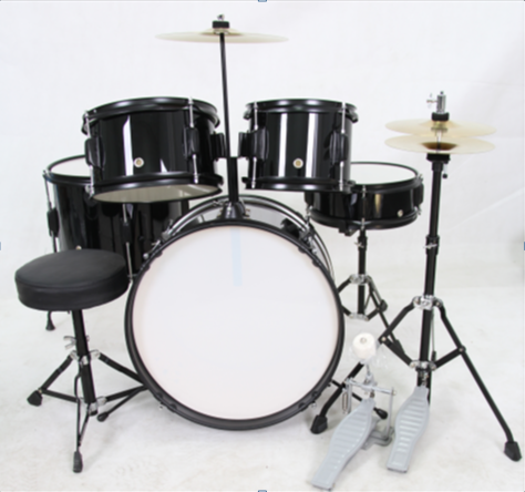 DAM set baby drum 5 pezzi - BATTERIA BABY - NERA