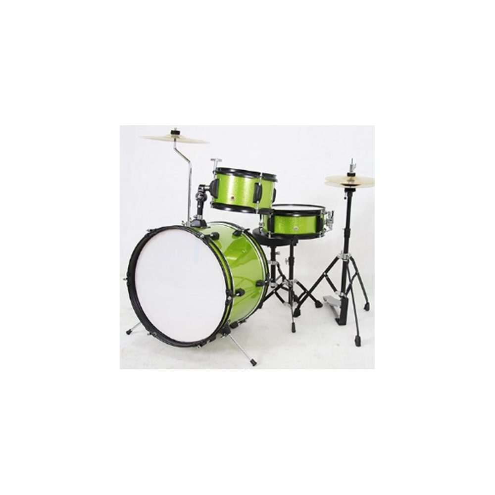 Adam Hall SET BABY DRUM 3 PEZZI (1 TOM+RULLANTE) - BATTERIA BABY - VERDE