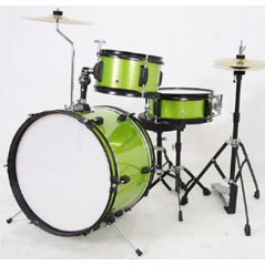 Adam Hall SET BABY DRUM 3 PEZZI (1 TOM+RULLANTE) - BATTERIA BABY - VERDE