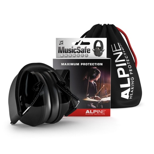 Alpha Audio ALPINE - MUSICSAFE EARMUFF BLACK - Ear protection - (BI)