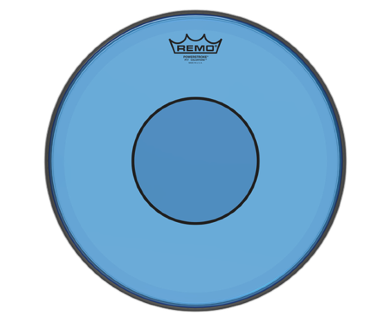 Remo P7-0314-CT-BU - Powerstroke 77 Colortone Blue 14” - -(BI)