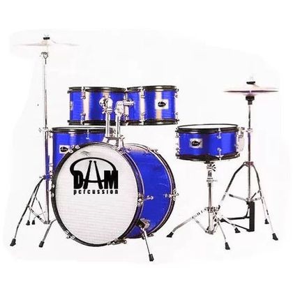 DAM set baby drum 5 pezzi - BATTERIA BABY - BLU
