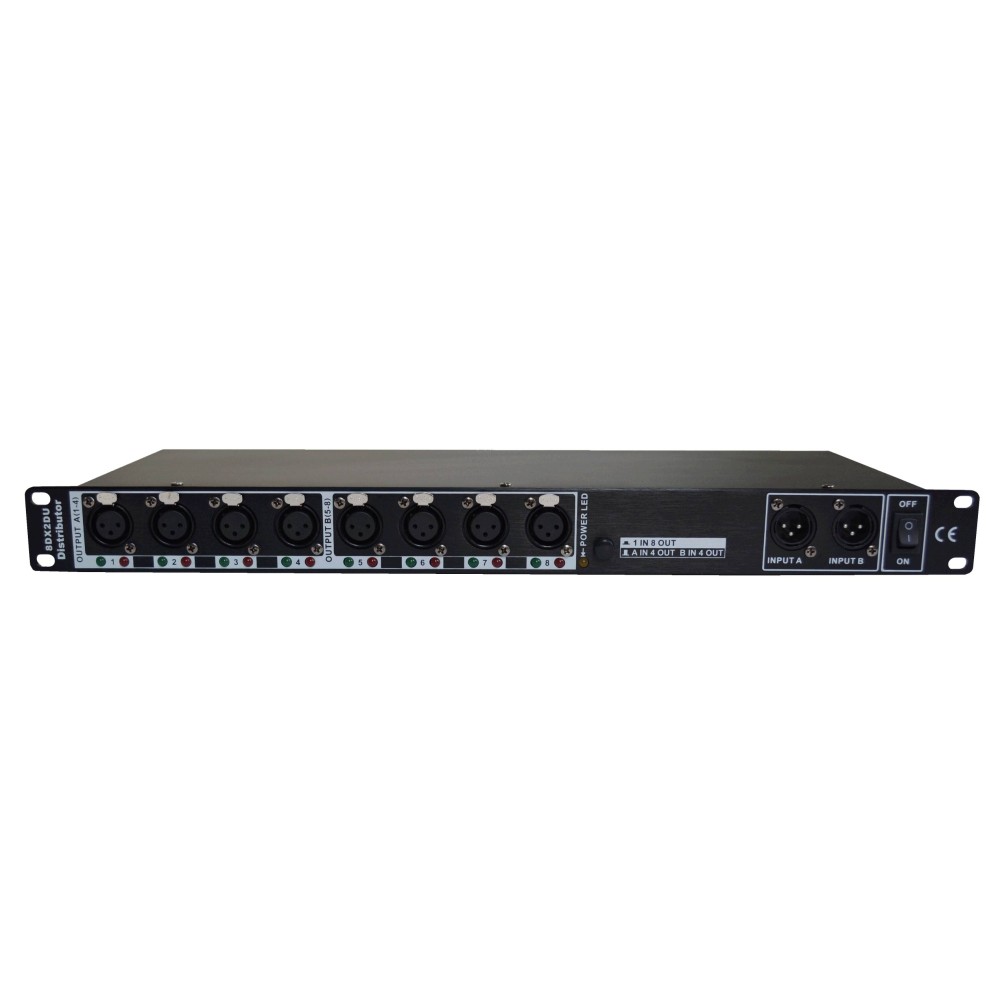 NICOLS Splitter DMX a rack 8 canali