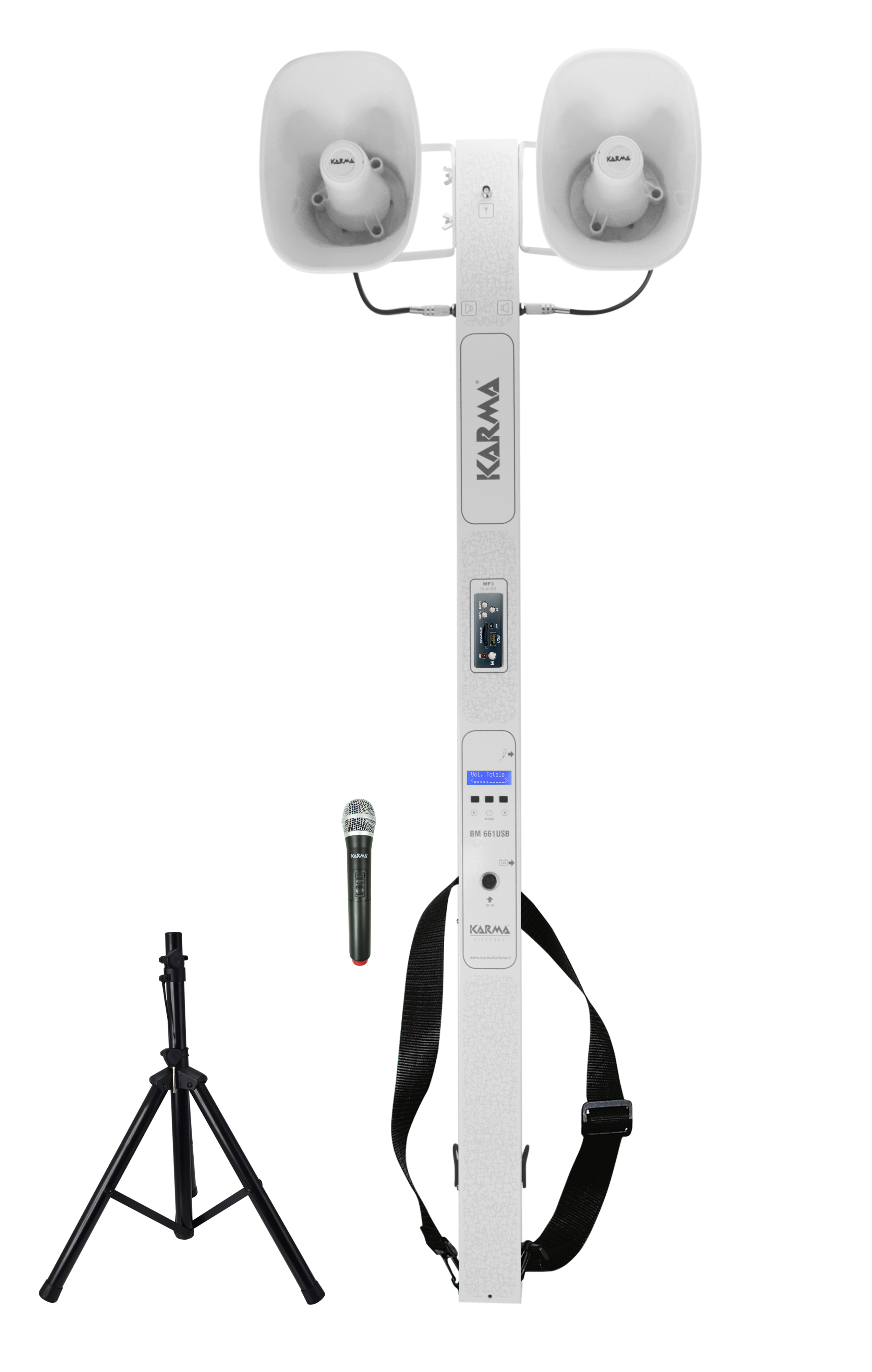 Karma Processioniere con 1 UHF radiomicrofono