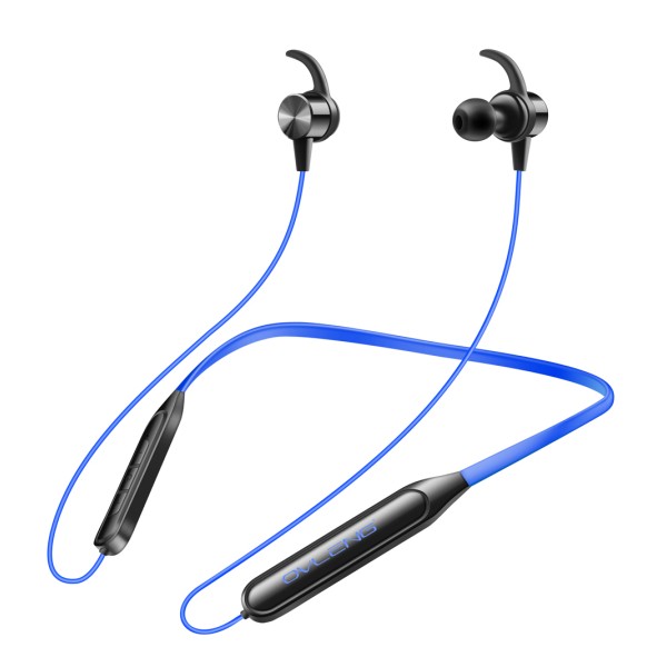 OVLENG Auricolari bluetooth sport blu