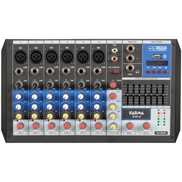 Karma Mixer microfonico 8 canali