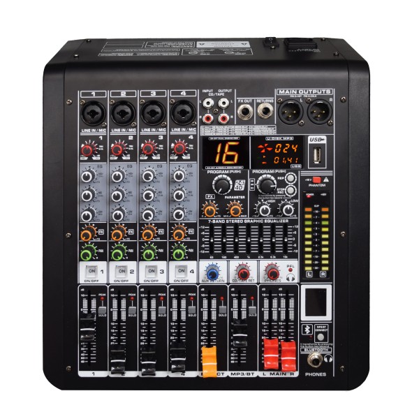 GLEMM Mixer microfonico 6 canali con DSP