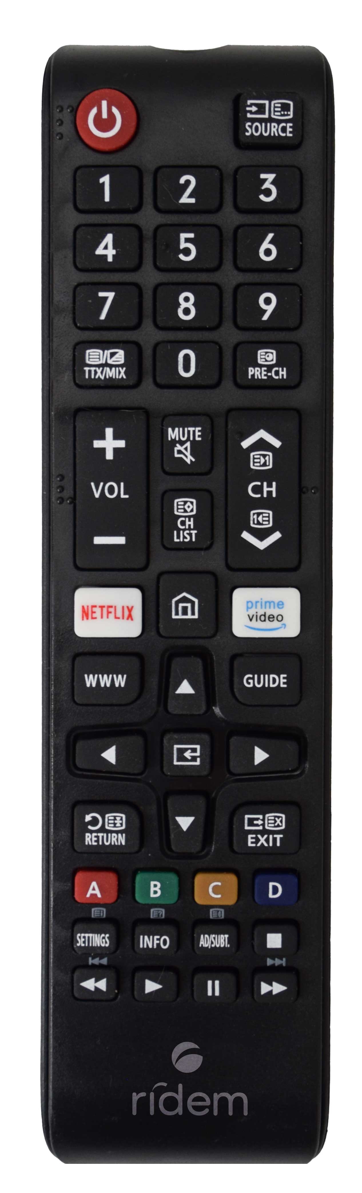 RIDEM Telecomando sostitutivo Samsung