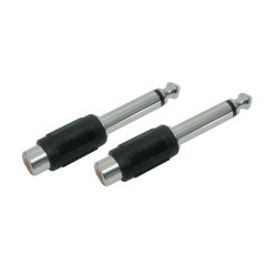 RIDEM Adattatori RCA / Jack 6,3mm mono