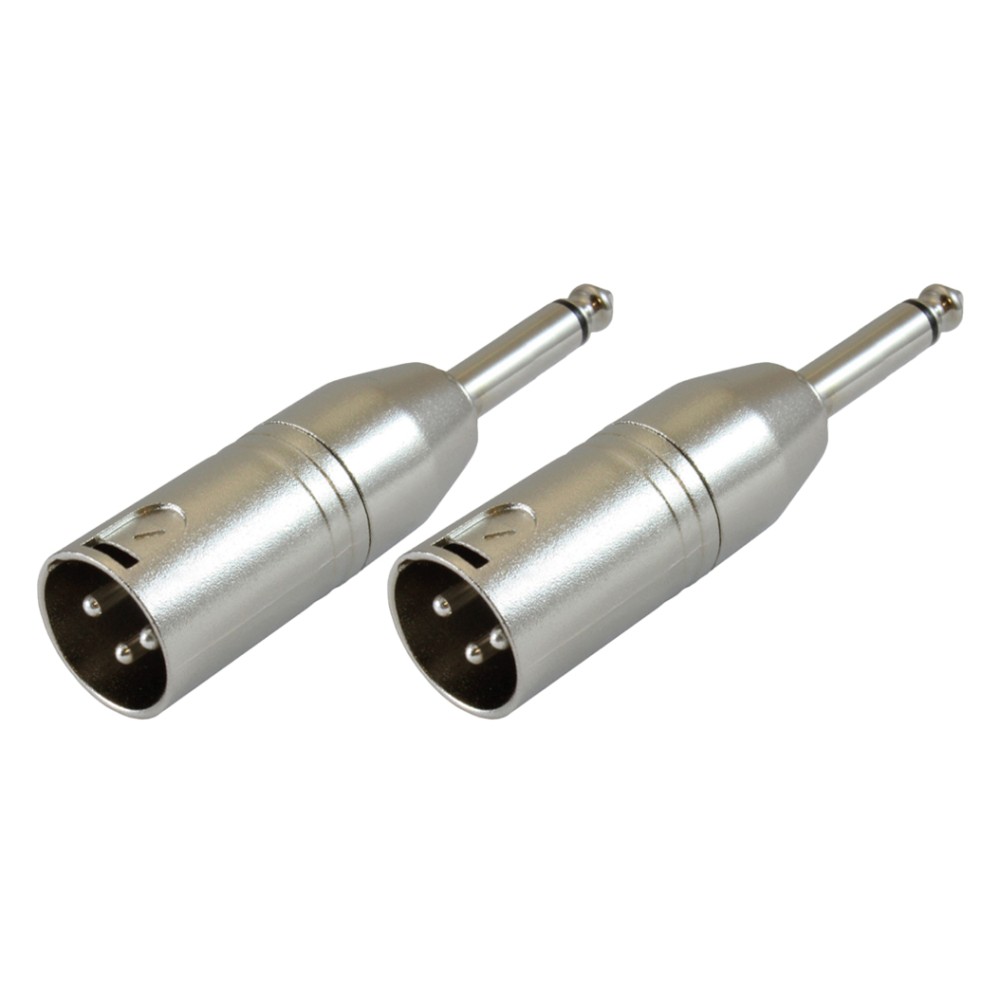RIDEM Adattatori XLR M /Jack 6,3mm mono
