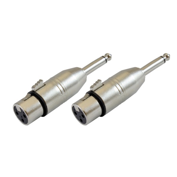 RIDEM Adattatori XLR F / Jack 6,3mm mono