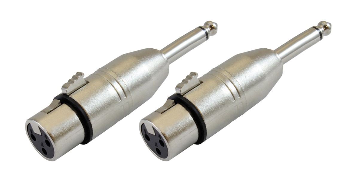 RIDEM Adattatori XLR F / Jack 6,3mm mono