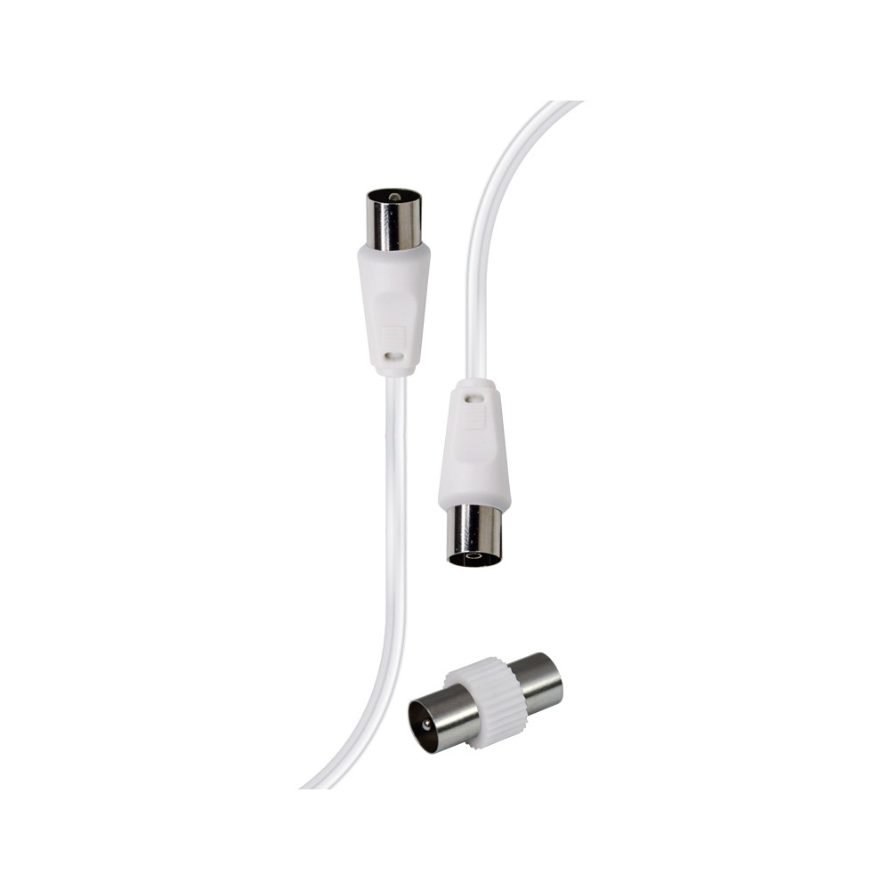 RIDEM Cavo antenna M/F 3mt bianco