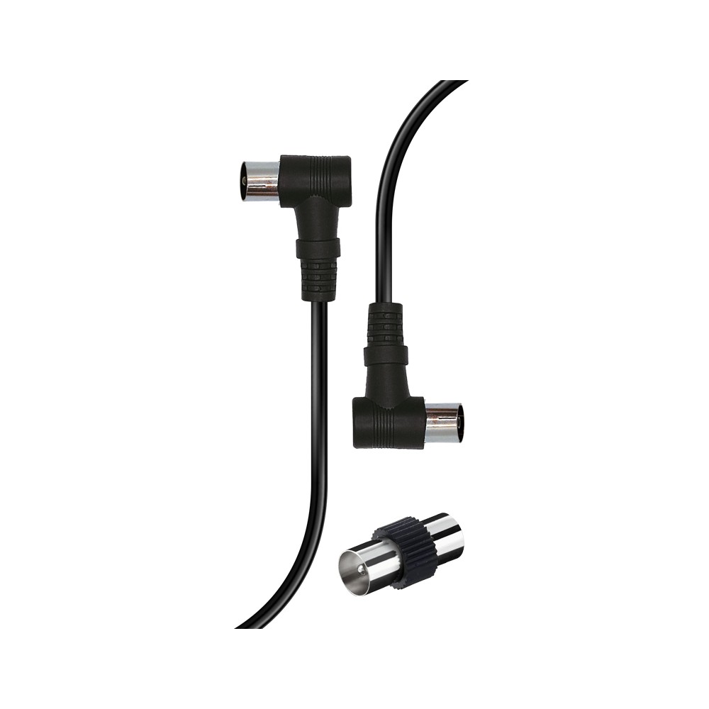 RIDEM Cavo antenna M90 / F 90 1,5mt nero