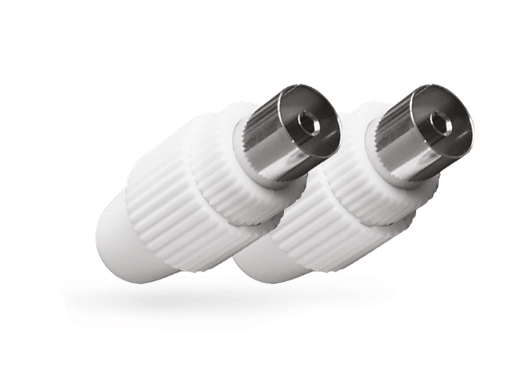 RIDEM Coppia di connettori F per TV