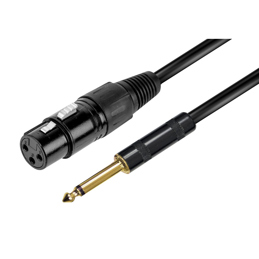 RIDEM Cavo XLR F / Jack 6,3mm mono - 6mt