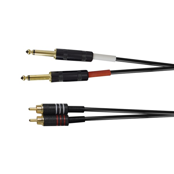 RIDEM Cavo 2 x jack 6,3 mono / 2xRCA M