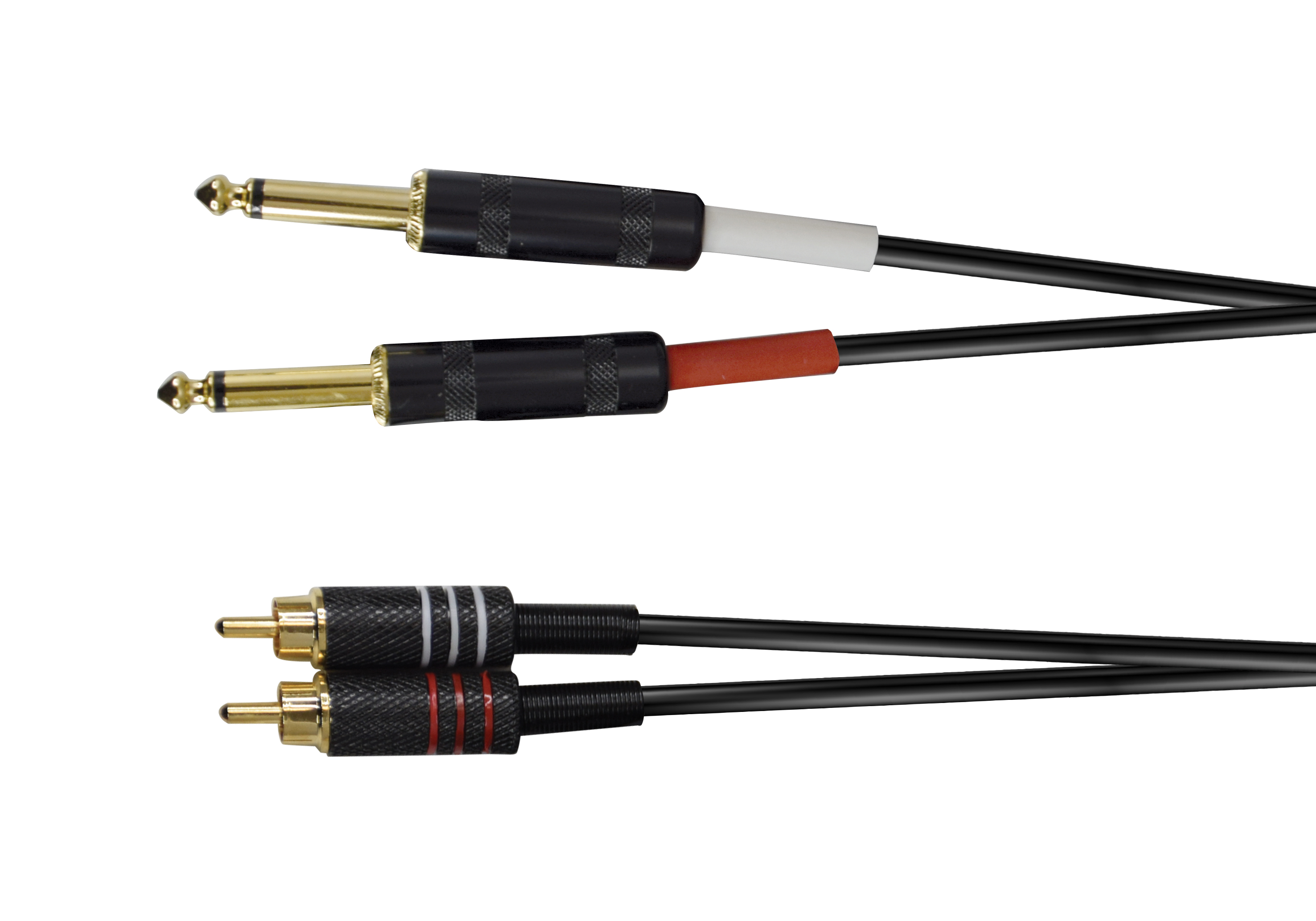 RIDEM Cavo 2 x jack 6,3 mono / 2xRCA M