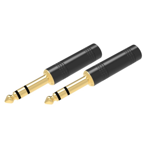 RIDEM Coppia connettori jack 6,3mm stereo