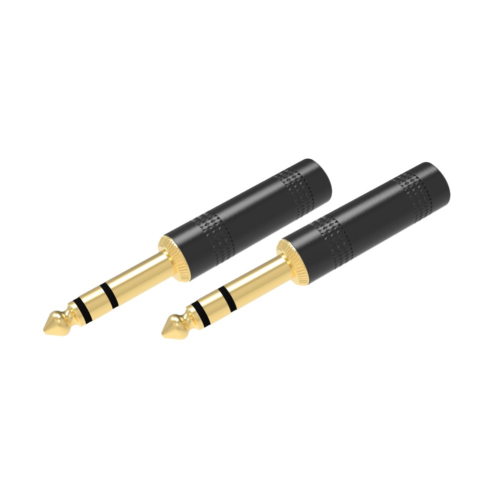 RIDEM Coppia connettori jack 6,3mm stereo