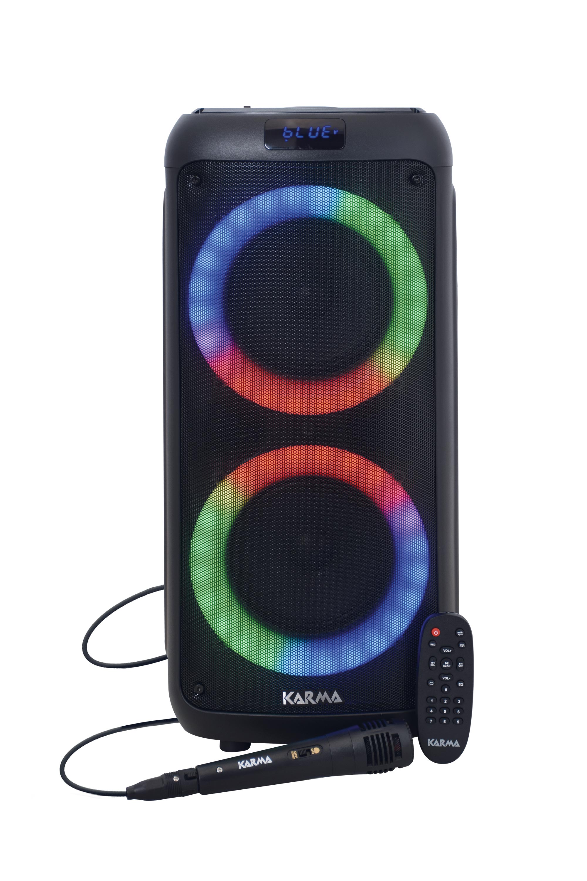 Karma Diffusore ricaricabile con microfono 200W
