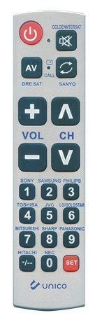 UNICO Telecomando universale facilitato
