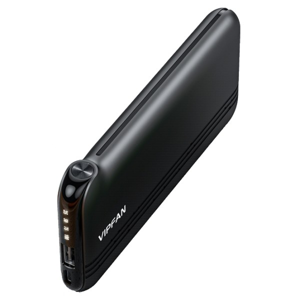 VIPFAN Power bank 10000mA con 4 cavi