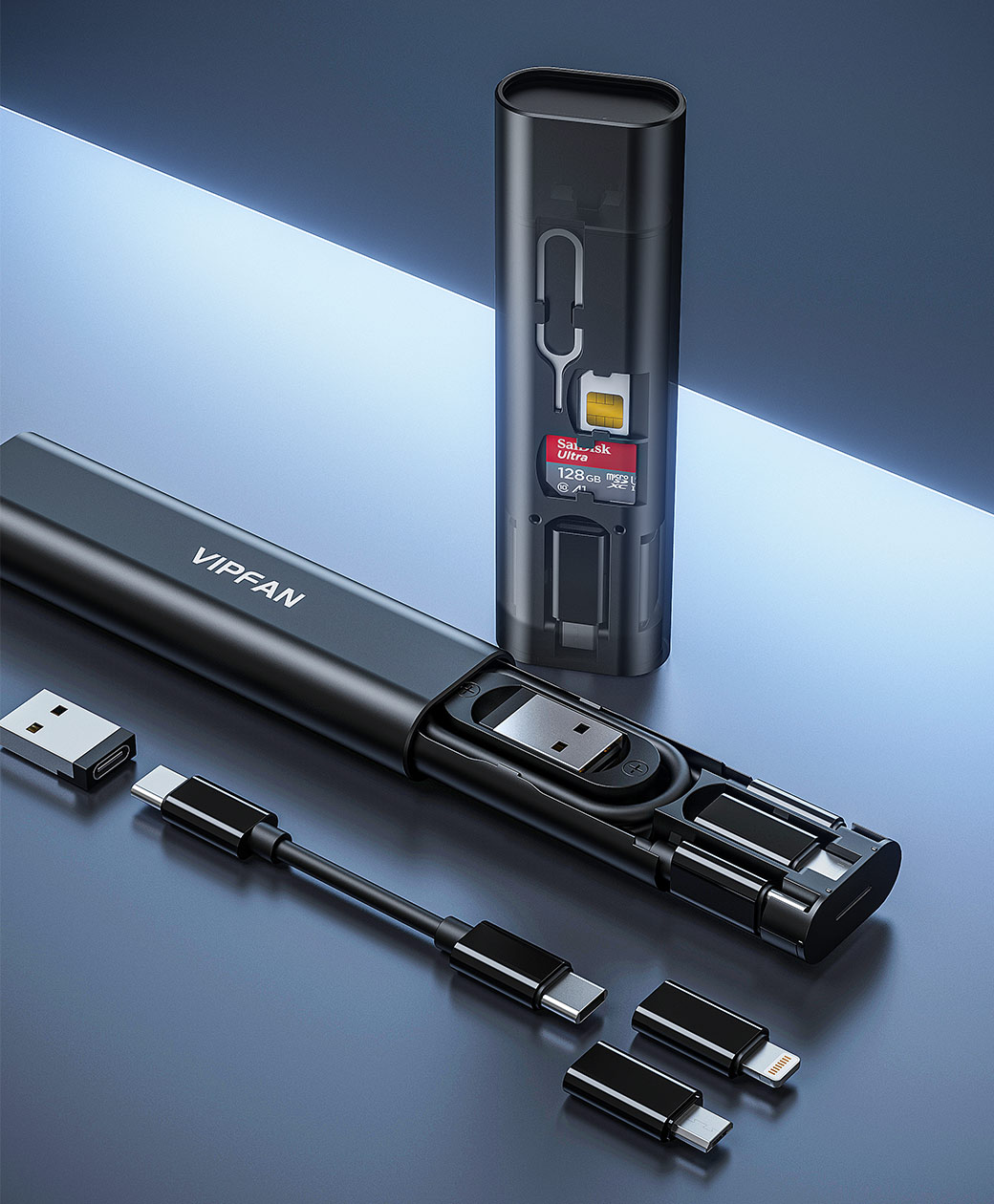 VIPFAN Kit telefonico 7 in 1