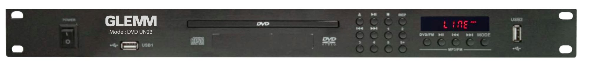 GLEMM Lettore multimediale con DVD