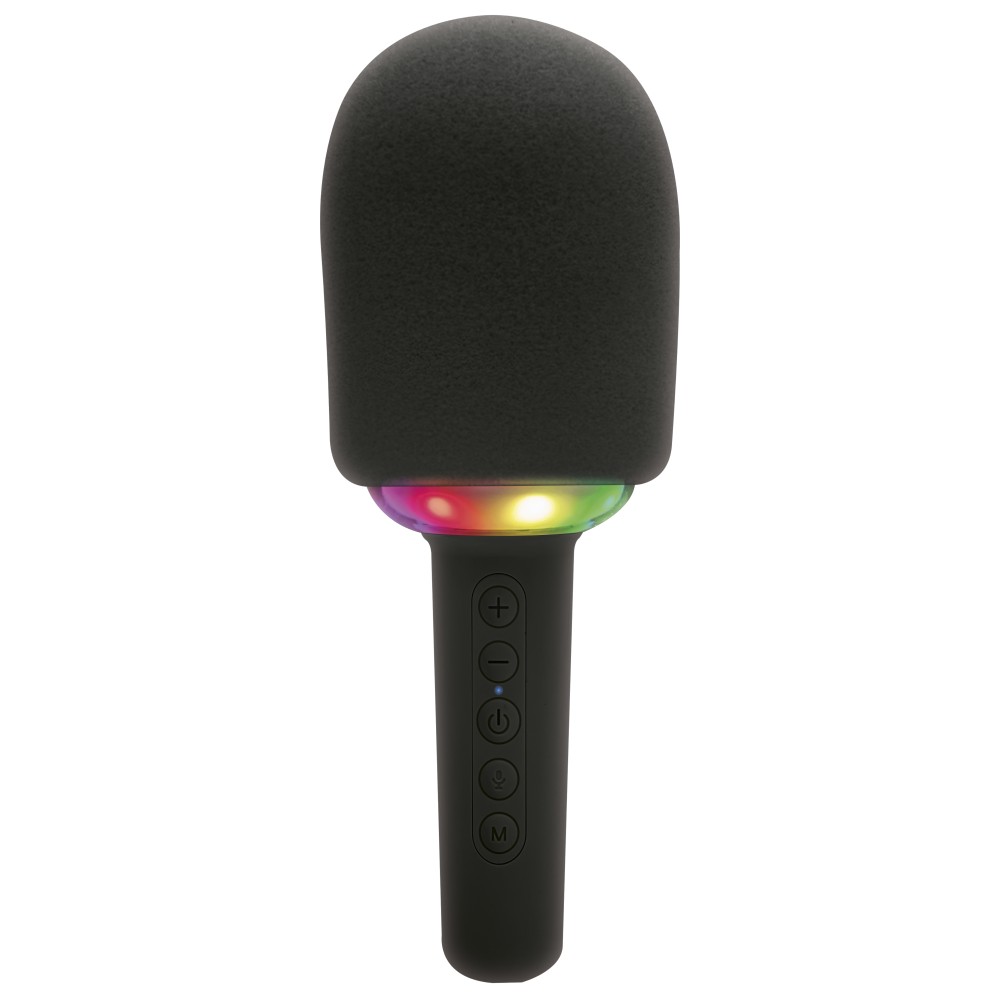 Karma Microfono Karaoke con effetti luce - colore nero