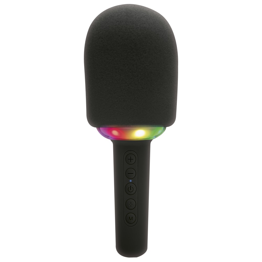 Karma Microfono Karaoke con effetti luce - colore nero