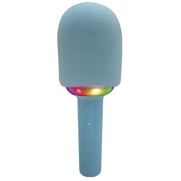 Karma Microfono Karaoke con effetti luce - colore blu
