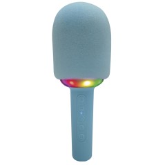 Karma Microfono Karaoke con effetti luce - colore blu